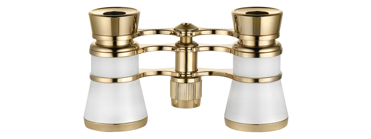 Opernglas glamour weiss