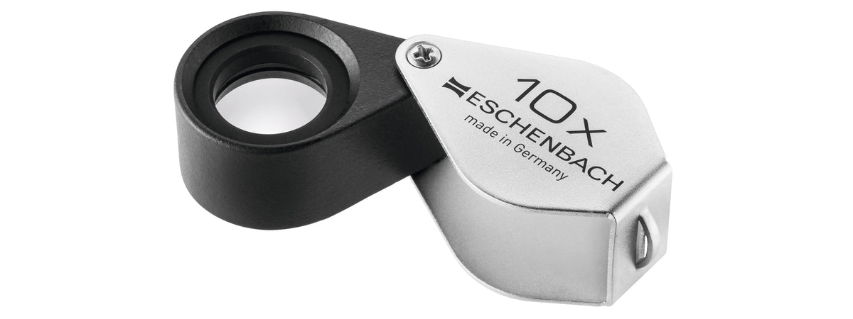 Einschlaglupe aus Metall - Einschlaglupe 10x 15Ø Metall Achromat