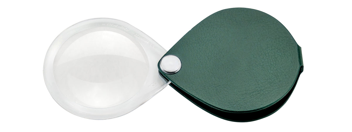 classic Einschlaglupe rund - Grün · 50Ø · 3,5x
