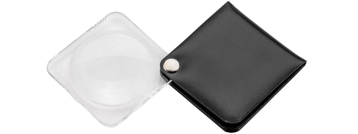 classic Einschlaglupe rechteckig - Schwarz · 60Ø · 3,5x