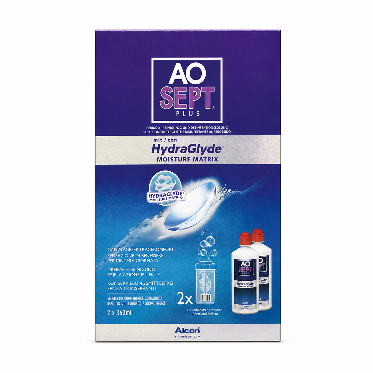 AOSEPT® PLUS mit HydraGlyde® (2x360ml)